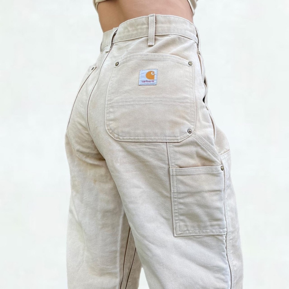 Tan Carhartt Carpenter Pants